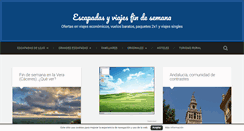 Desktop Screenshot of escapadasescapadas.com